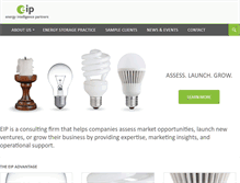 Tablet Screenshot of energyintelligencepartners.com